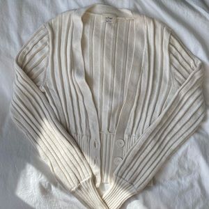 Aritzia Wilfred Plunge Front Cardigan